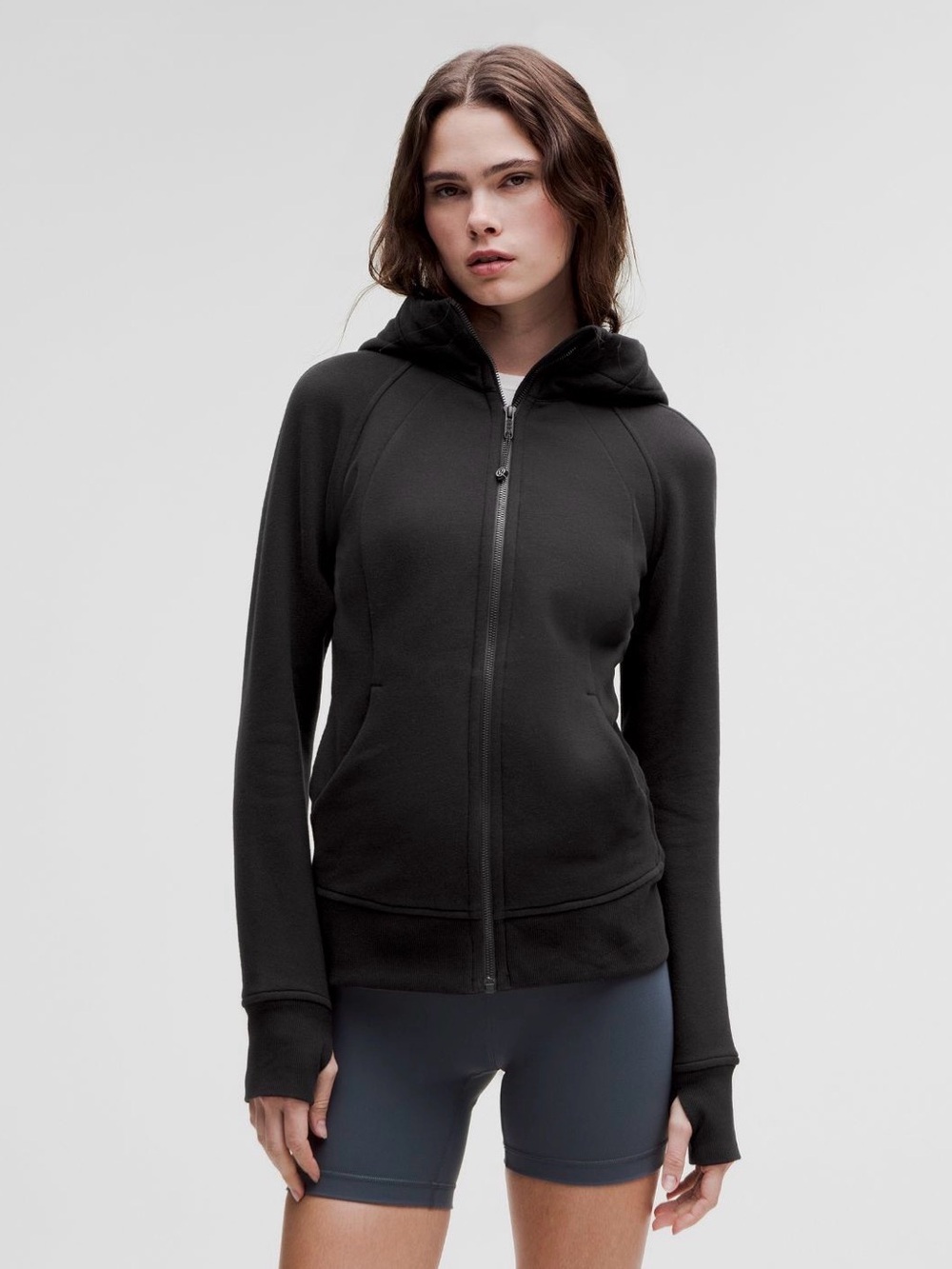 Lululemon Black Scuba Full Zip Hoodie